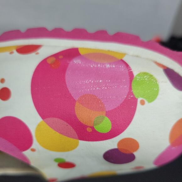 Birki’s by Birkenstock 40 Wm Size 9-9.5 Maria Polka Dot slip on Clogs Open Heel - Picture 9 of 13